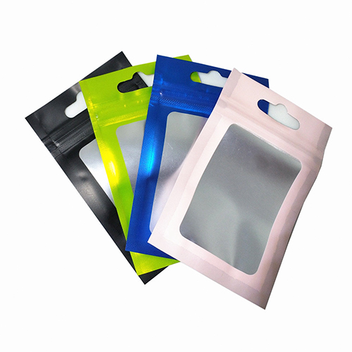 Foil Mylar Pouch Bag with PVC window5